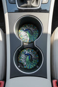 Car coasters~Peacock