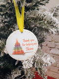 Christmas ornament~Thank you for helping me Shine