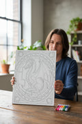 Canvas art kit~8x10 Dragon