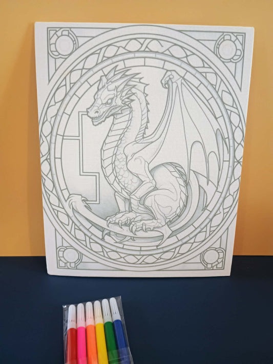 Canvas art kit~Dragon
