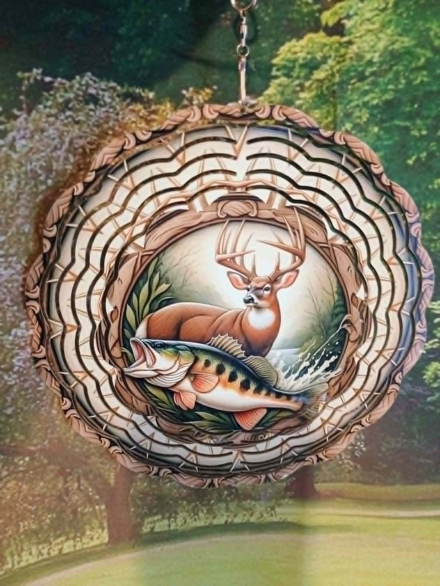 Round wind spinner~Deer