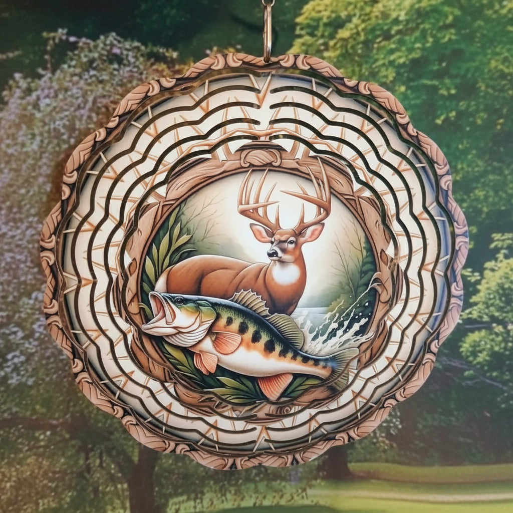 Round wind spinner~Deer