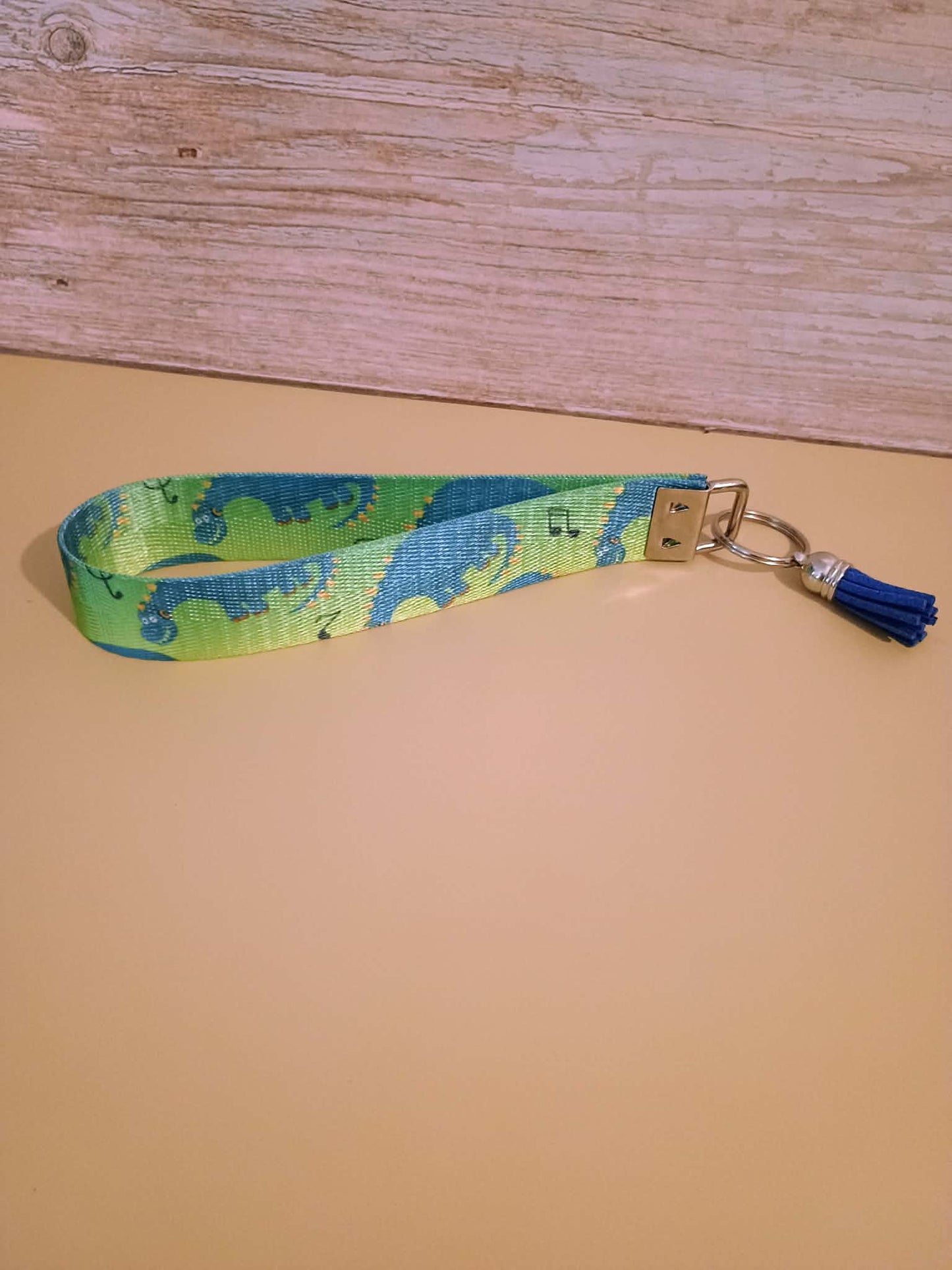 Wristlet keychain~dinosaur