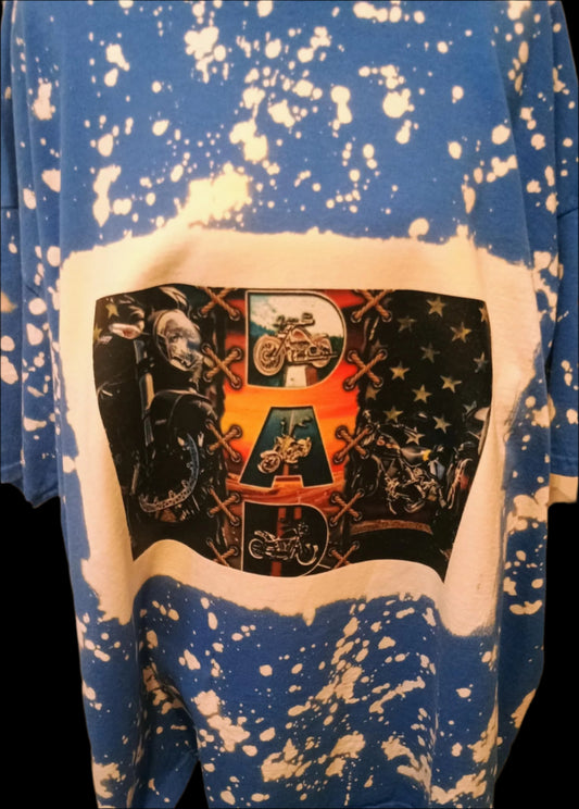 Men's 3XL t-shirt~ Dad-blue