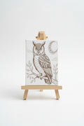 Canvas art kit~5x7~Owl on tree branch