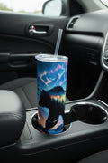 20 oz tumbler~bear in the wildlife