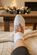 Christmas socks~low cut ankle~Gingerbread