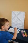 Canvas art kit~8x10 Windmill