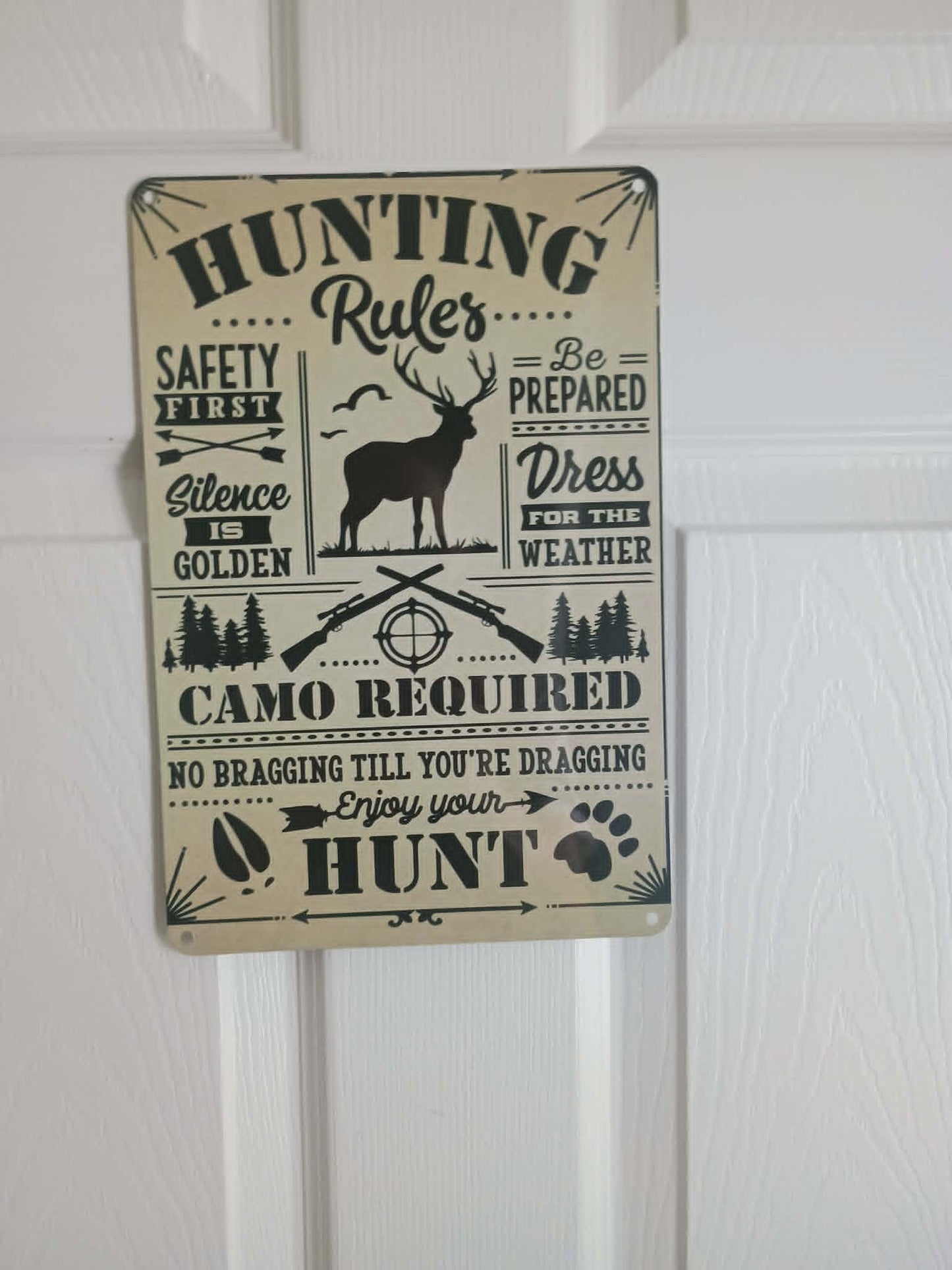 Wall Sign~Hunting