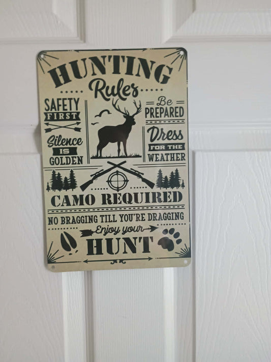 Wall Sign~Hunting