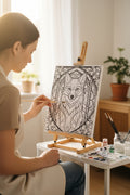 Canvas art kit~8x10  Wolf