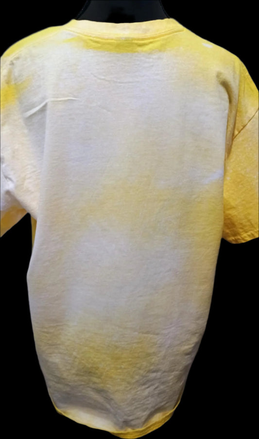 Women's Large t-shirt~In a world full of roses~yellow