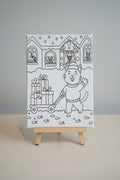 Canvas art kit~5x7~Cat with presents