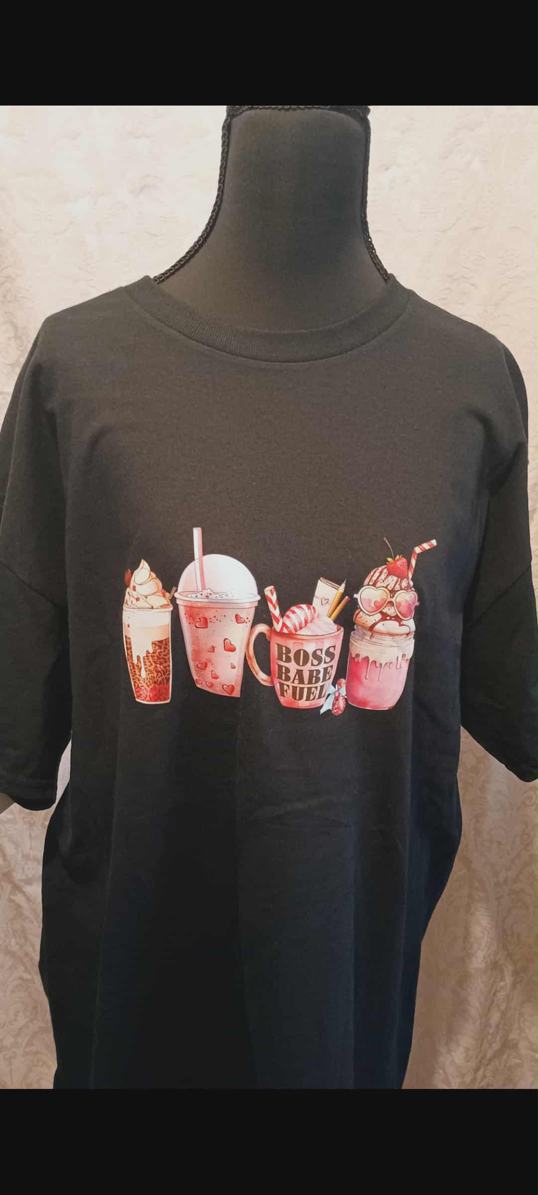 Women's t-shirt XL~Boss Babe Fuel