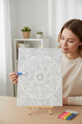 Canvas art kit~8x10 3D flowers