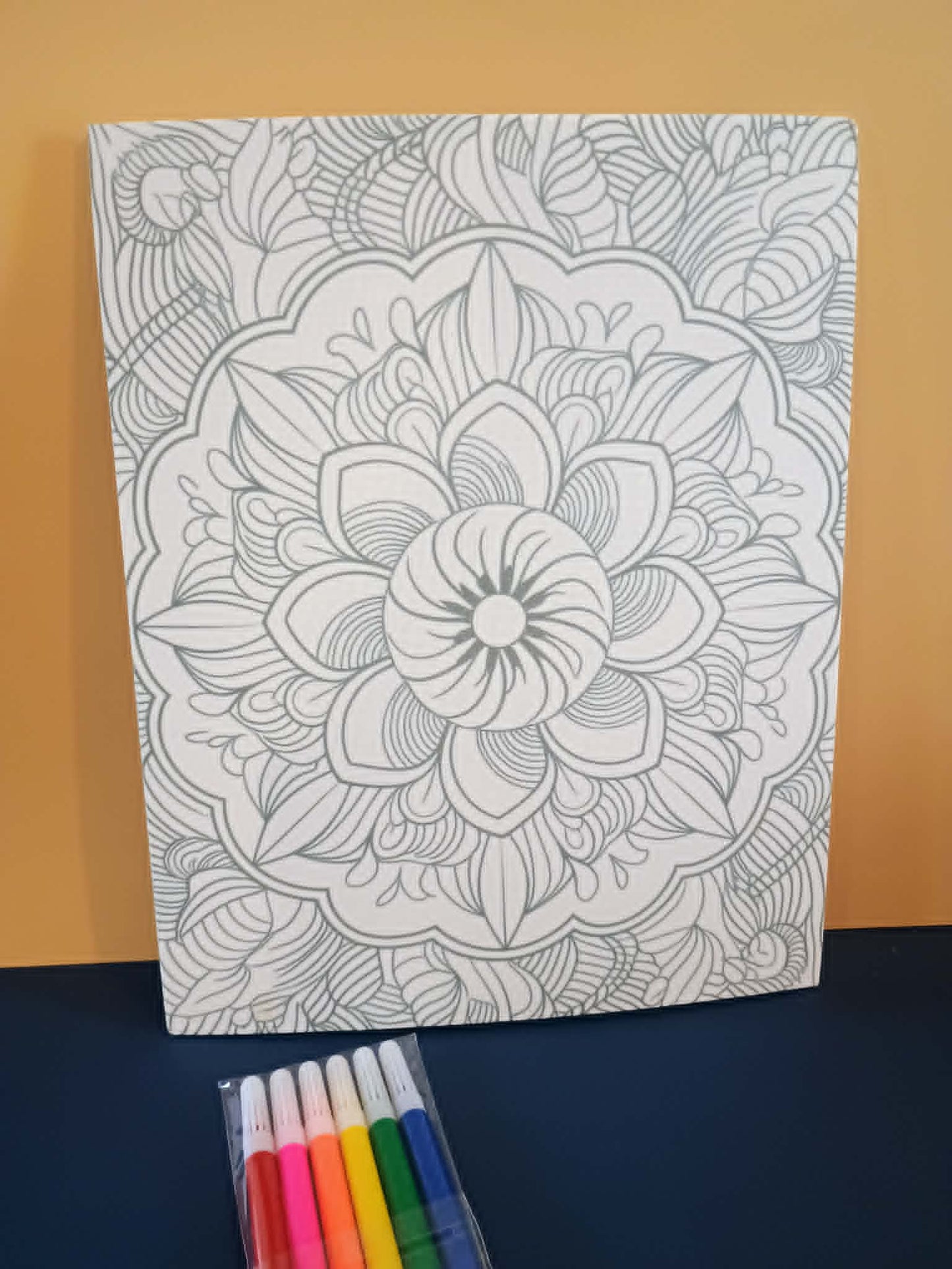 Canvas art kit~3D flowers