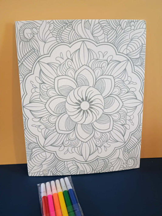 Canvas art kit~3D flowers