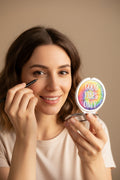 Compact mirror~Good vibes only