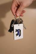 Rectangle keychain~daddy bear