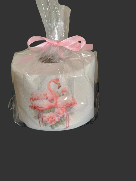 Single Decorative toilet paper ~Flamingo