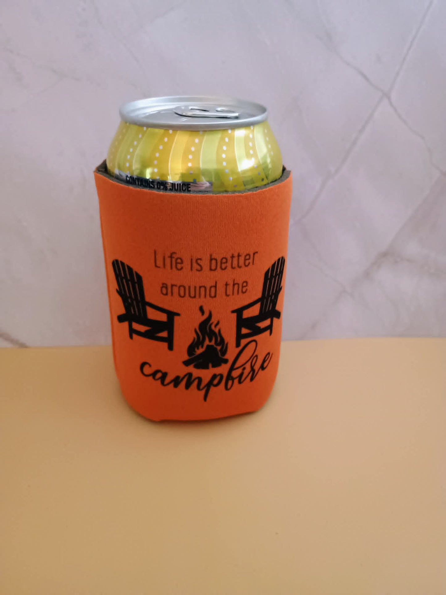 Can koozie~Life is better around the campfire