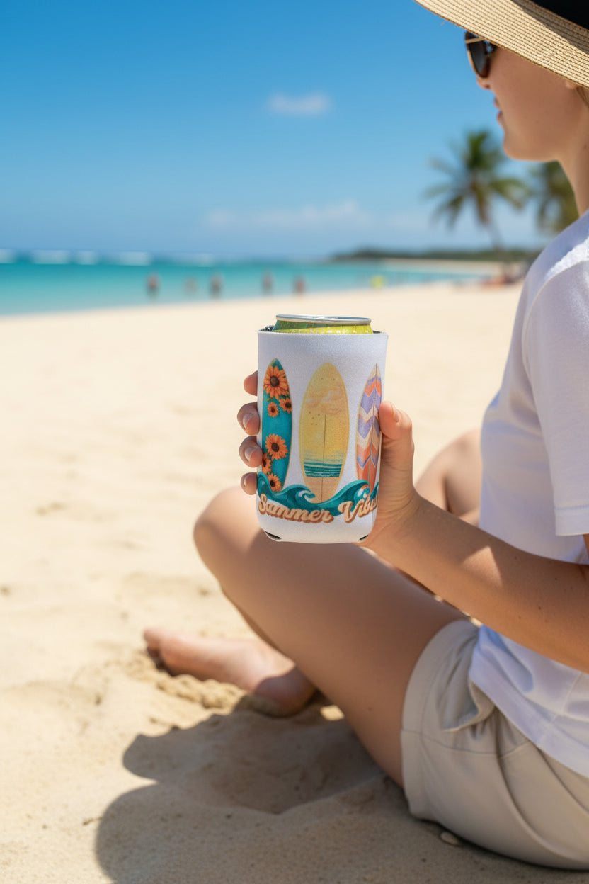 Can koozie~Summer vibes