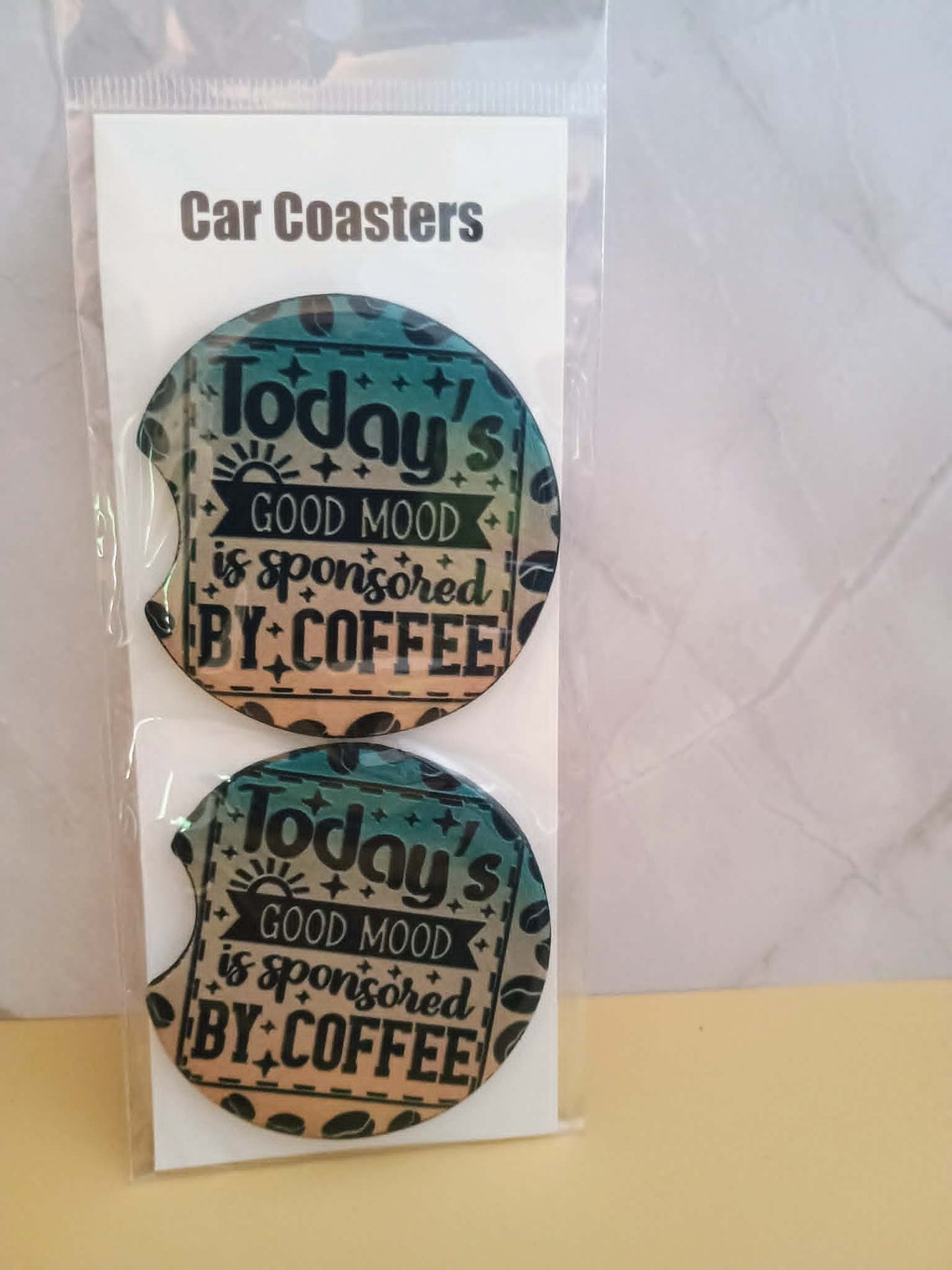 Car coasters~Today's good mood