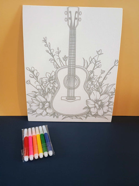 Canvas art kit~Guitar
