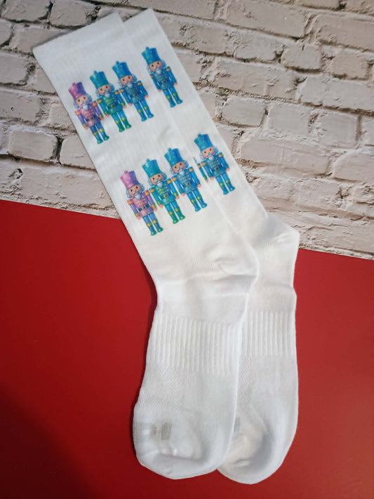 Christmas socks~Athletic Crew~Nut cracker