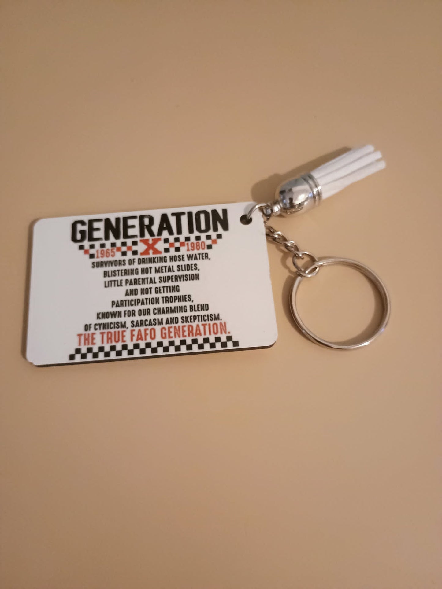Rectangle keychain~GENERATION X