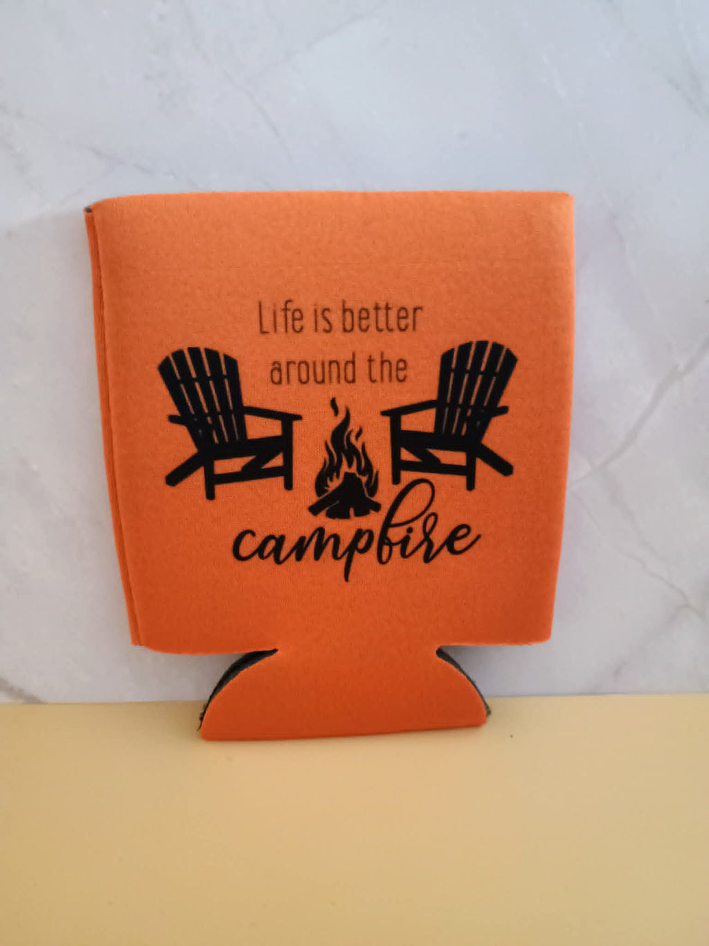 Can koozie~Life is better around the campfire