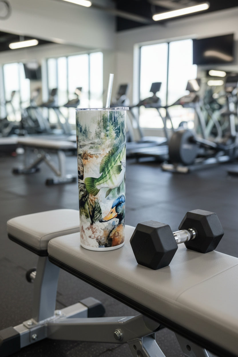 20 oz tumbler~wildlife