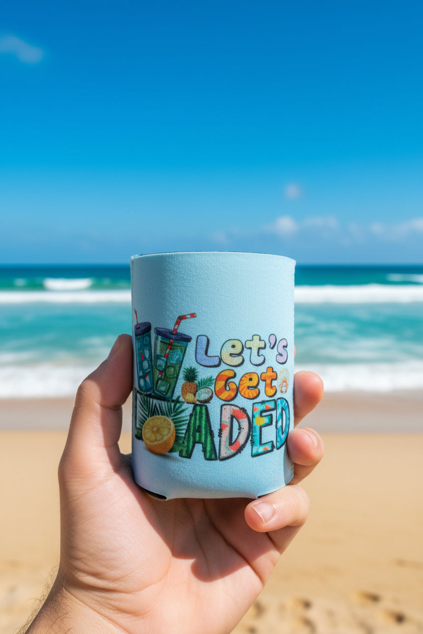 Can koozie~Blue let's get loaded