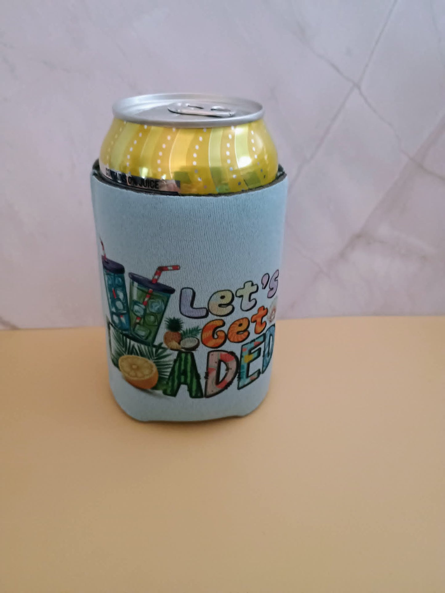 Can koozie~Blue let's get loaded