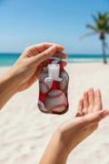 Sunscreen holder~red baseball