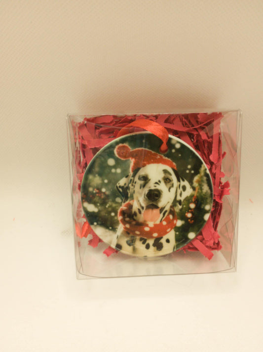 Ceramic Christmas ornament~Dalmation