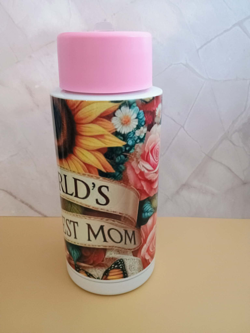 34 oz Sports water bottle~Mom
