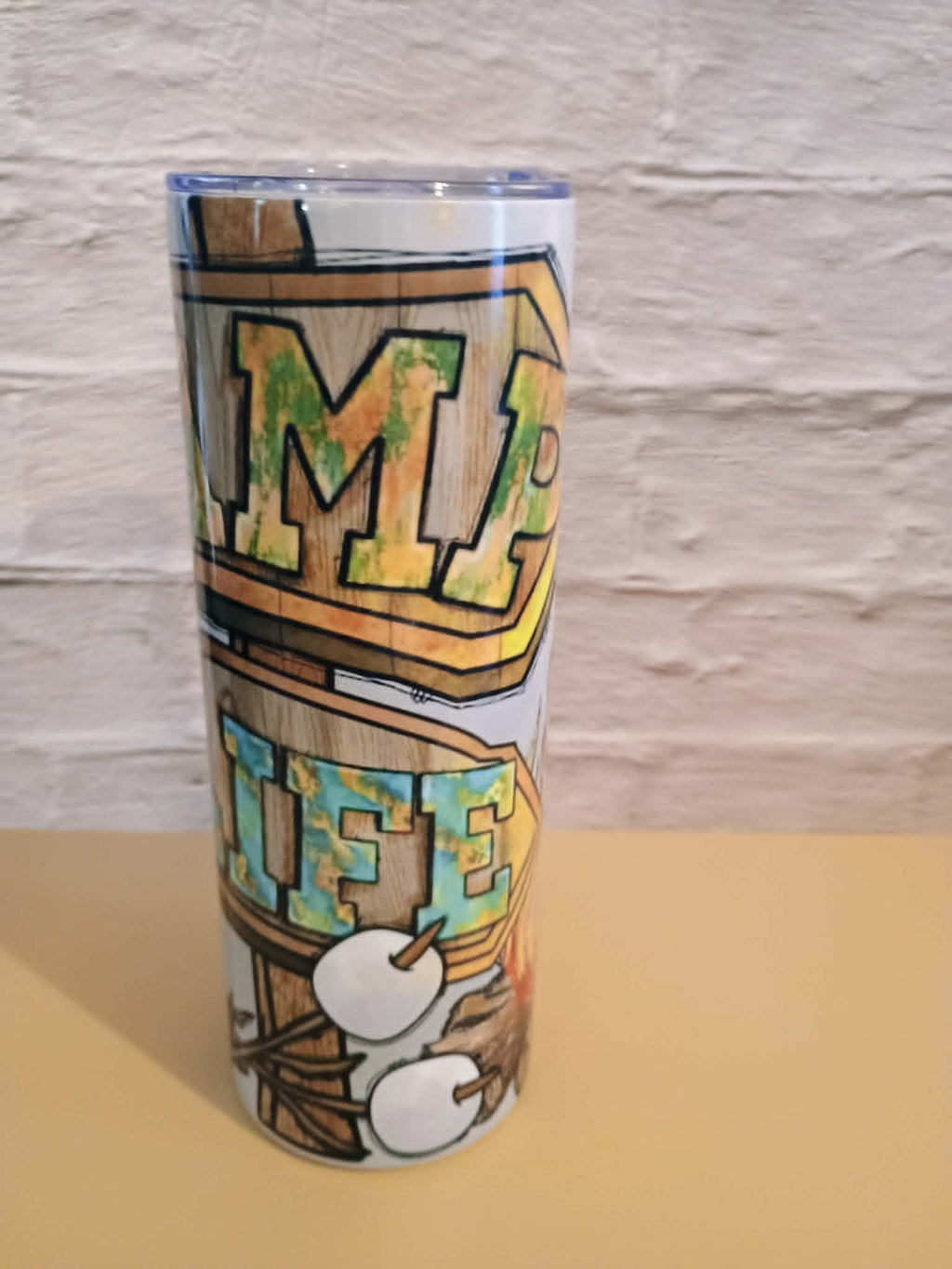 20 oz tumbler~ Camp life