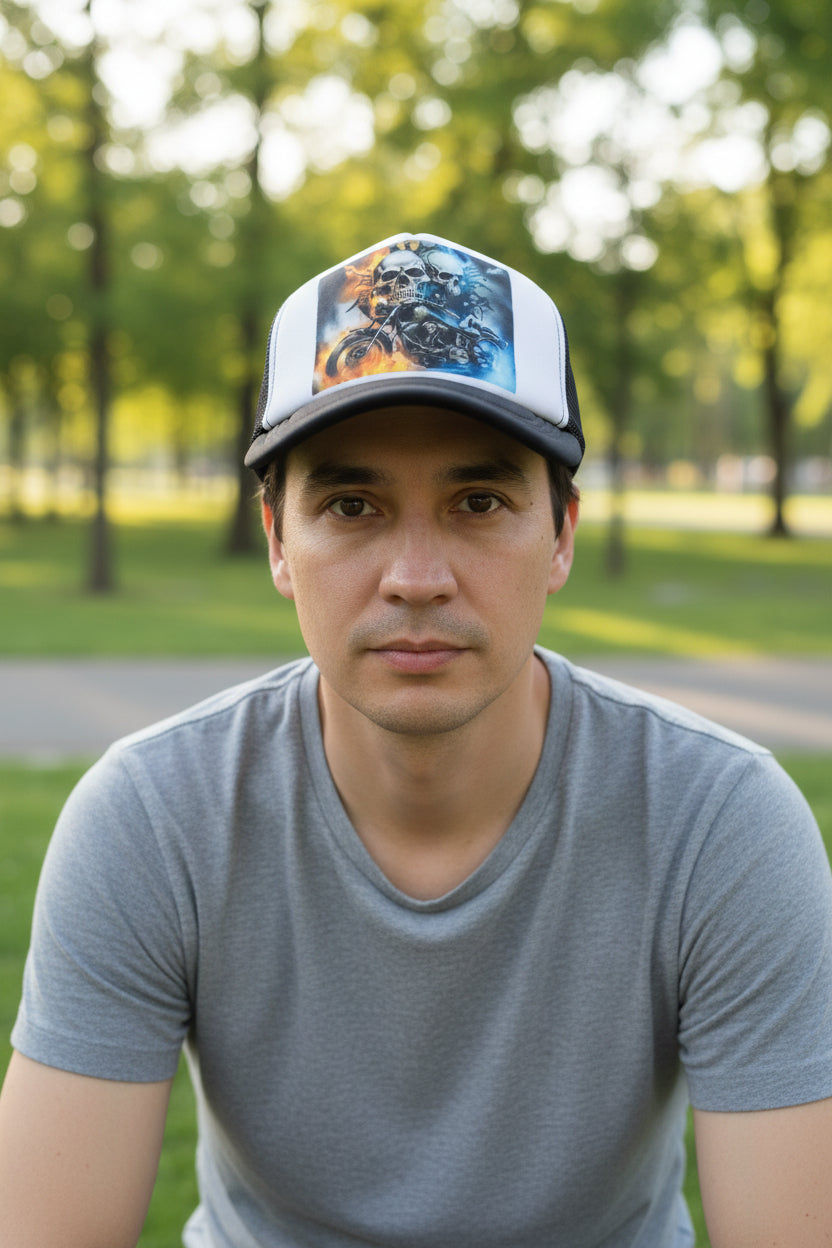 Trucker hat~skulls