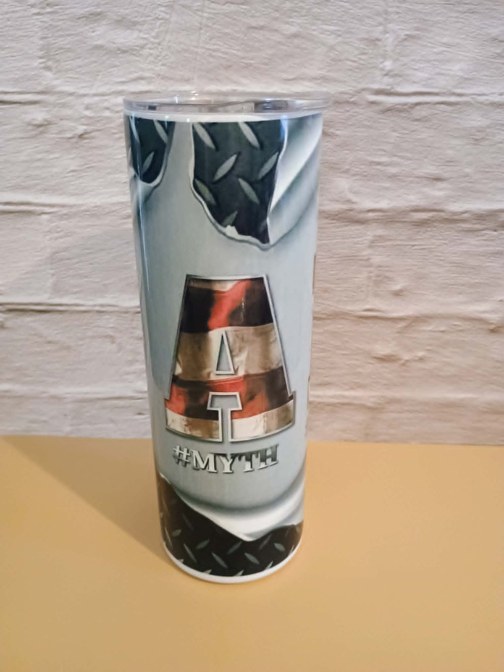 20 oz tumbler~red white and blue dad