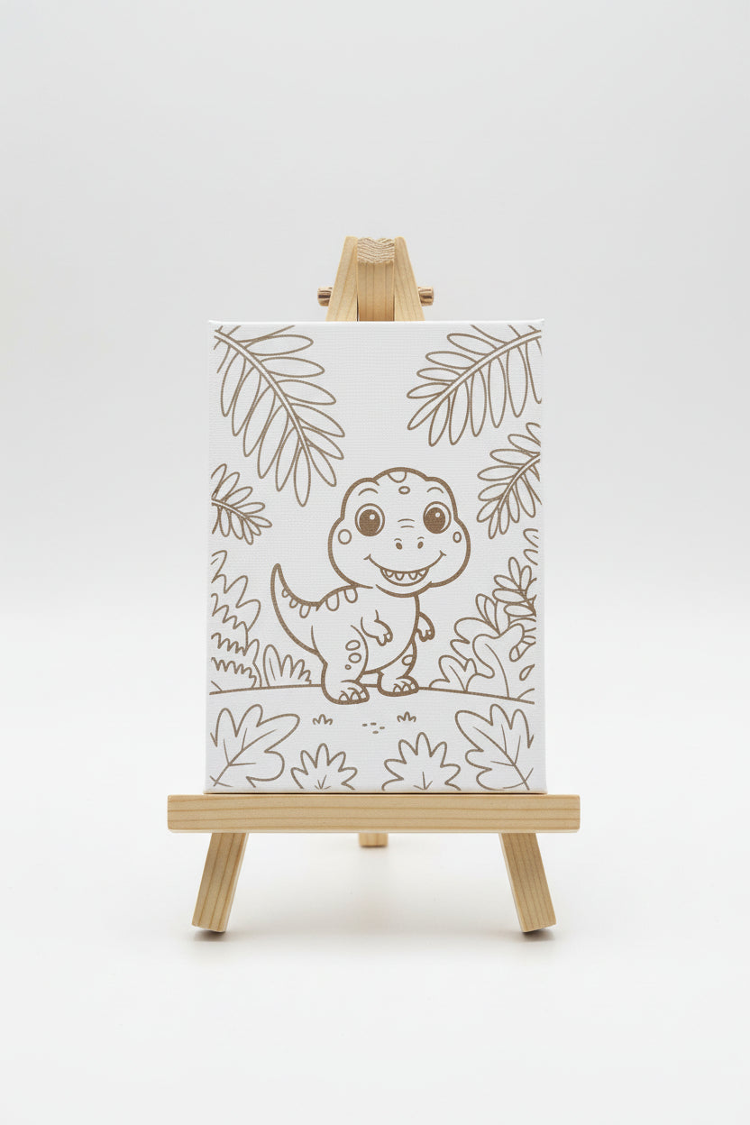 Canvas art kit~5x7~Dinosaur