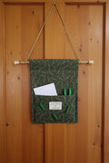 Leave a note door hanging~green dragonfly