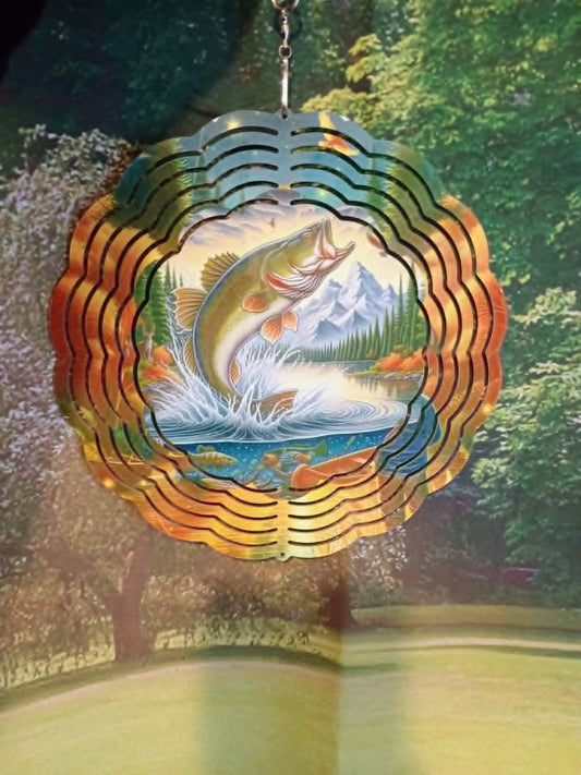 Round wind spinner~Fish