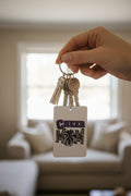 Rectangle keychain~Cheer mom