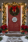 Christmas door sign~St. Nicks BED AND BREAKFAST