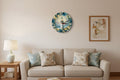 Wall clock~Lighthouse with flowers