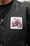 Patch~Pink motorcycle