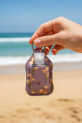 Sunscreen holder~purple floral