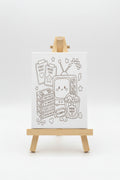 Canvas art kit~5x7~Friday night movie time