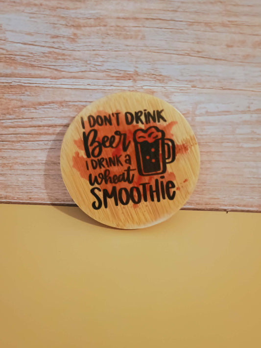 Wooden bottle opener~beer smoothie
